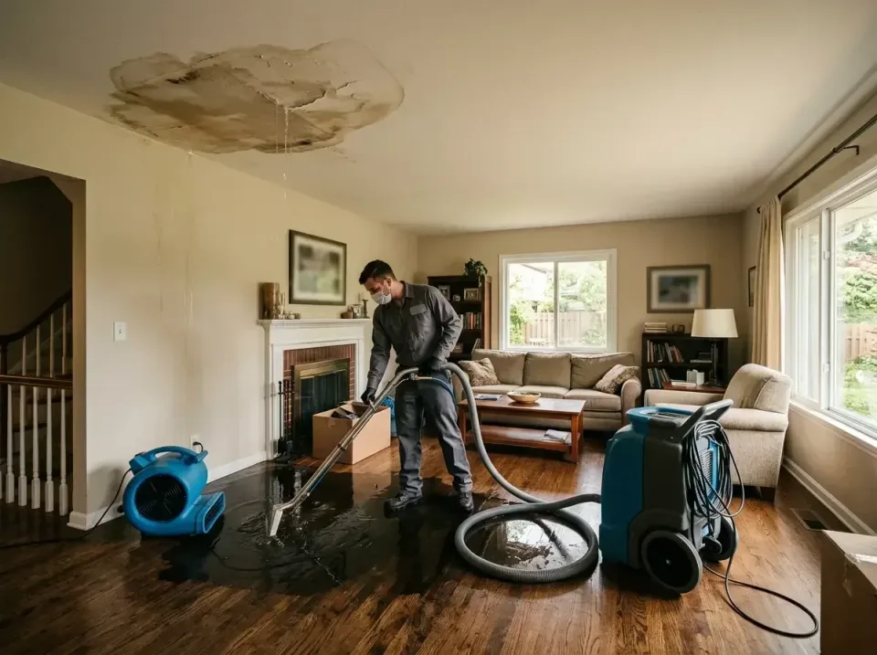attic-pipe-burst-ceiling-drip-008 — frequently asked questions, Water Damage Restoration & Carpet Care in Lyndon, KY